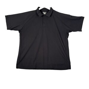 VERTX Polo Men's Size 2XL Black‎ Coldblack Short Sleeve Golf Preppy Workwear